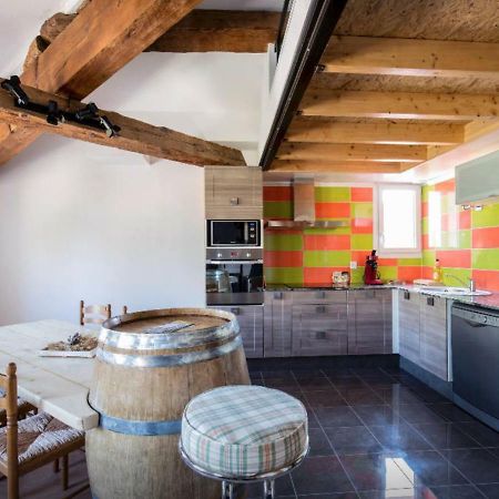 Ferienwohnung Duplex Sous Les Toits Palau-del-Vidre Exterior foto